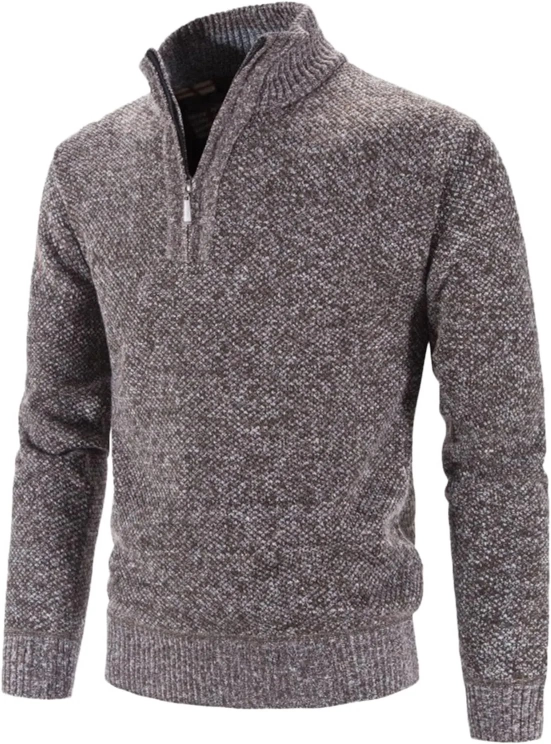 Мужской пуловер на молнии Slim Fit — фото 3