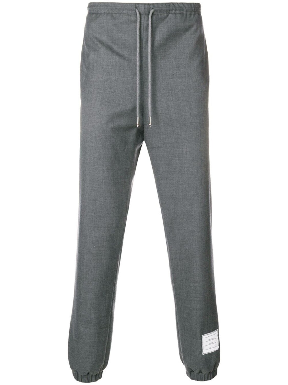 

Thom Browne спортивные брюки с эластичными манжетами, серый