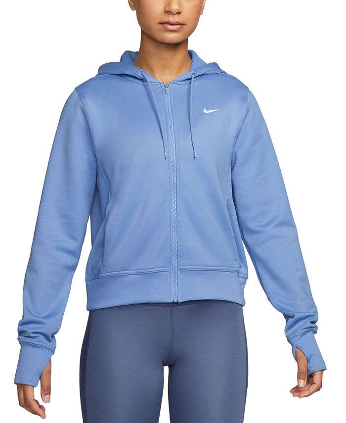 

Женская толстовка с молнией во всю длину Therma-FIT One Nike, синий