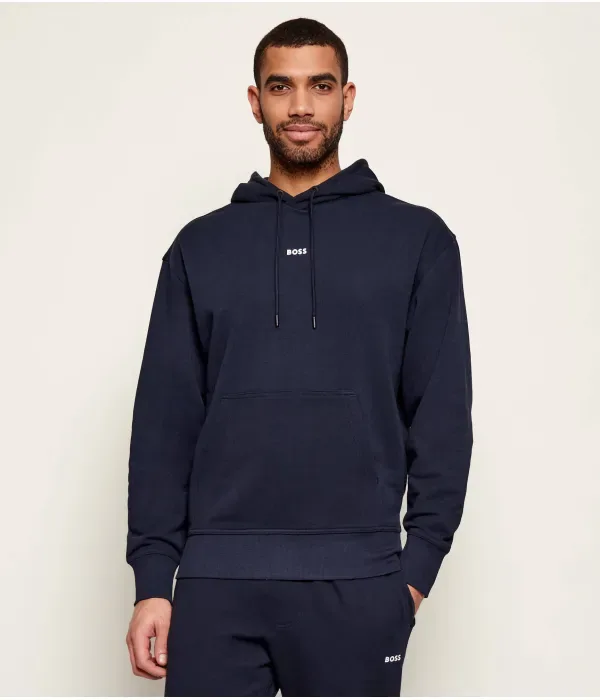Спортивный костюм Wessallhood regular fit Boss Orange, темно-синий — фото 2