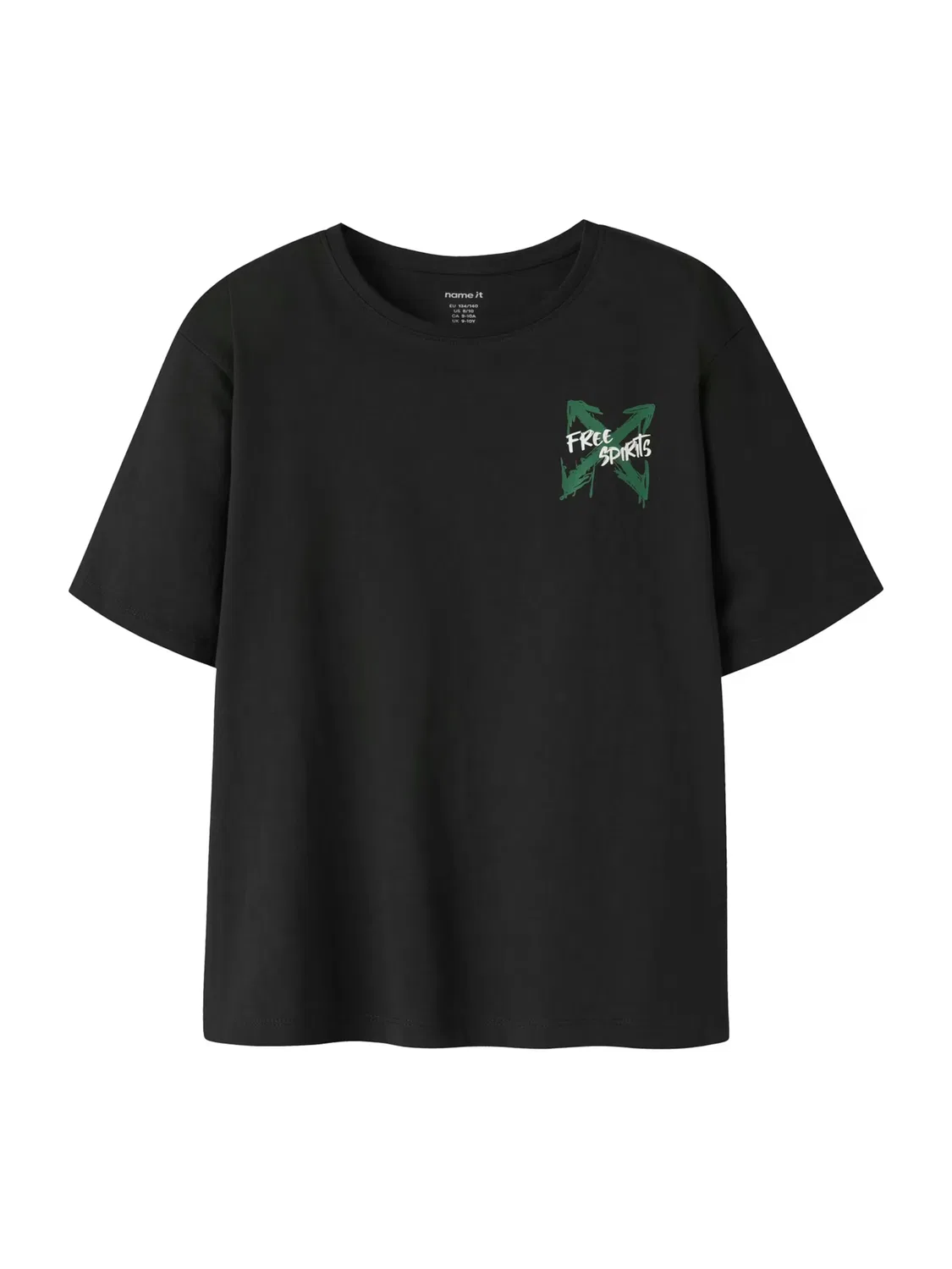 Футболка Name It NKMKEMUEL черного цвета