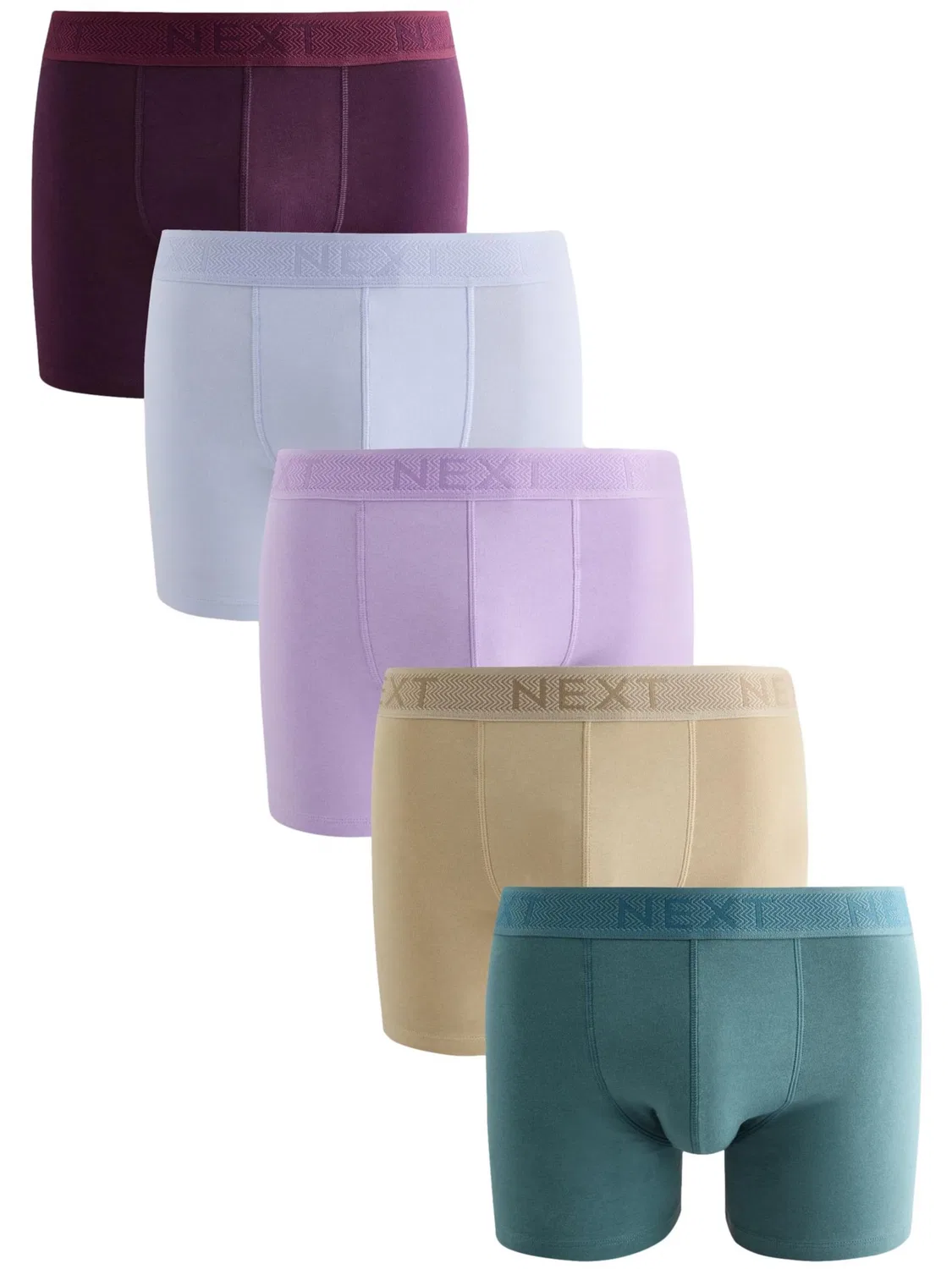 Боксеры Next, Beige/Light Blue/Emerald/Lavender/Wine Red