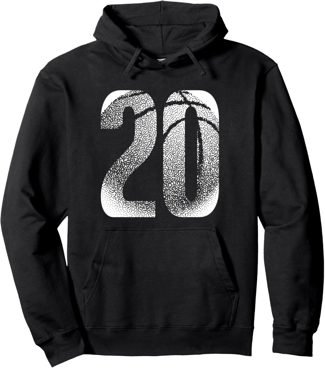 

Худи с надписью «20-летие баскетболиста, баскетболиста, 20 лет» 20 Year Old Birthday Apparel Basketball Boy B-Day, черный