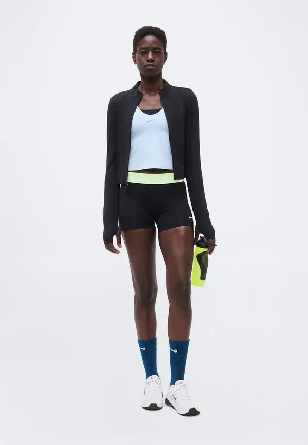 Шорты для бега Nike Performance, черный/бледно-зеленый/белый — фото 2