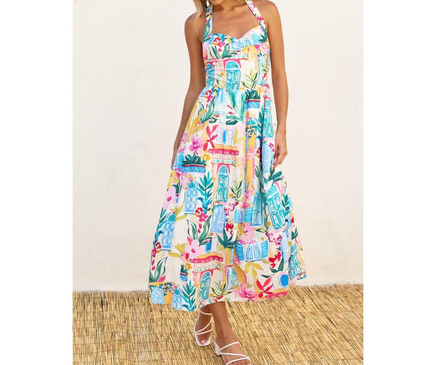 

Длинное летнее платье миди с запахом на шее Dreams DRESS FORUM, Dreams