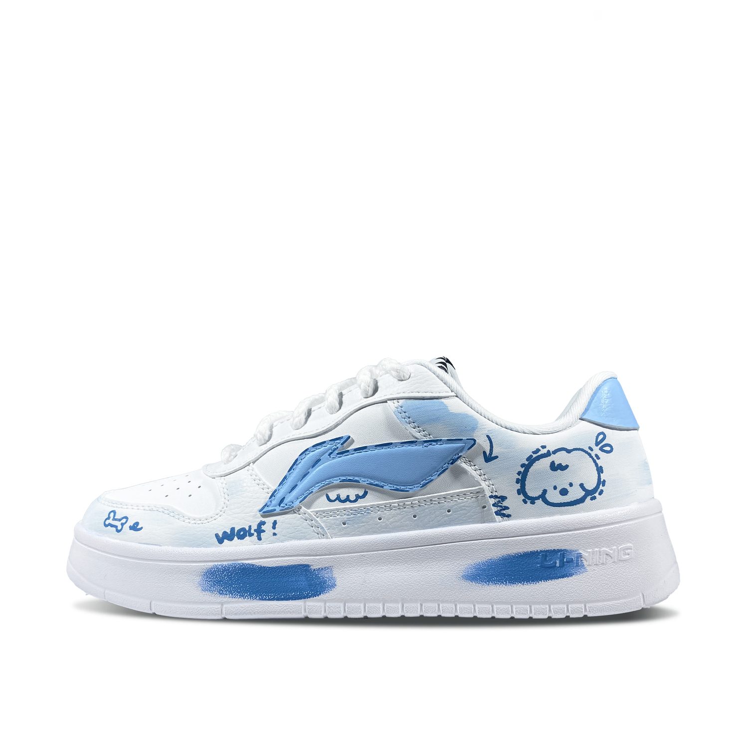 

Pontoon Boats Non slip Support Low top Skateboard Shoes Men's LINING, Ashamed Puppy