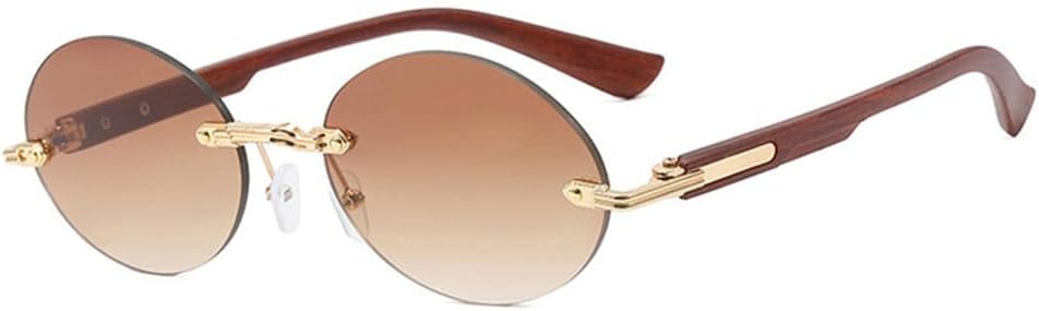 

Солнцезащитные очки UV400 с металлической оправой и градиентной расцветкой, подходят для женщин и мужчин, для бега и занятий спортом на открытом воздухе UYPTK, Gold-gradientbrown