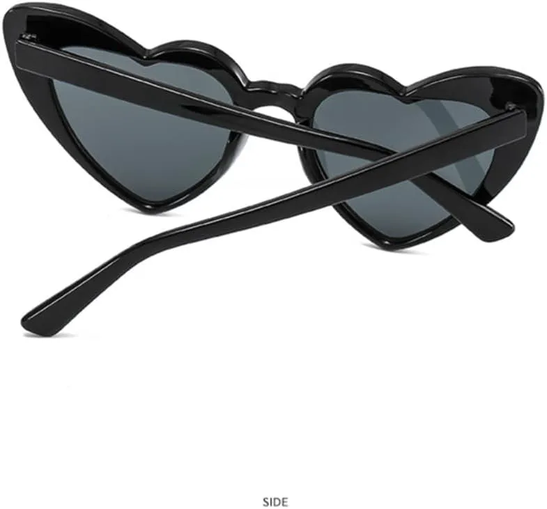 

Модные солнцезащитные очки в форме сердца для женщин, стильные для мужчин, для путешествий и вечеринок, с защитой от УФ-излучения UV400 TVTBBVV, Pink Gradient Gray