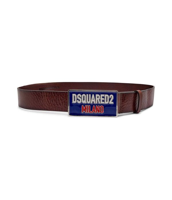 

Кожаный ремень Dsquared2, коричневый