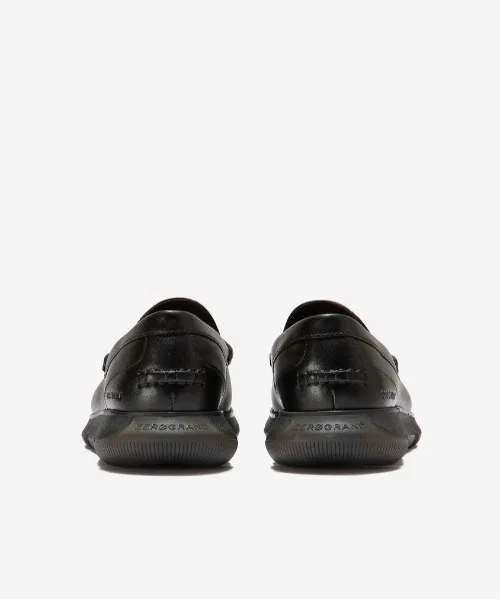 Мужские кожаные лоферы COLE HAAN 4.ZERØGRAND Penny Loafer — фото 4