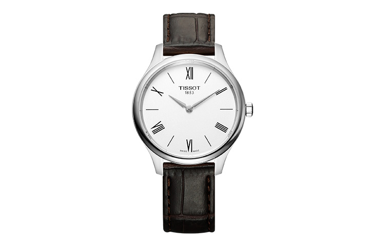 

TISSOT Часы Junya Collection Quartz Movement Women's Watch Watch 31mm White Dial Stainless Steel Case Leather Strap