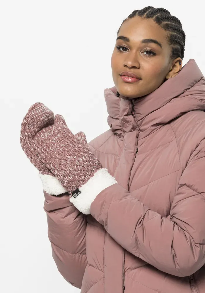 

Варежки Jack Wolfskin "HIGHLOFT KNIT MITEN WOMEN", розовый