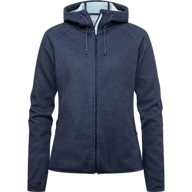 

Толстовка с капюшоном Pacific Point с застежкой-молнией на всю длину Columbia, цвет nocturnal heather, spring blue