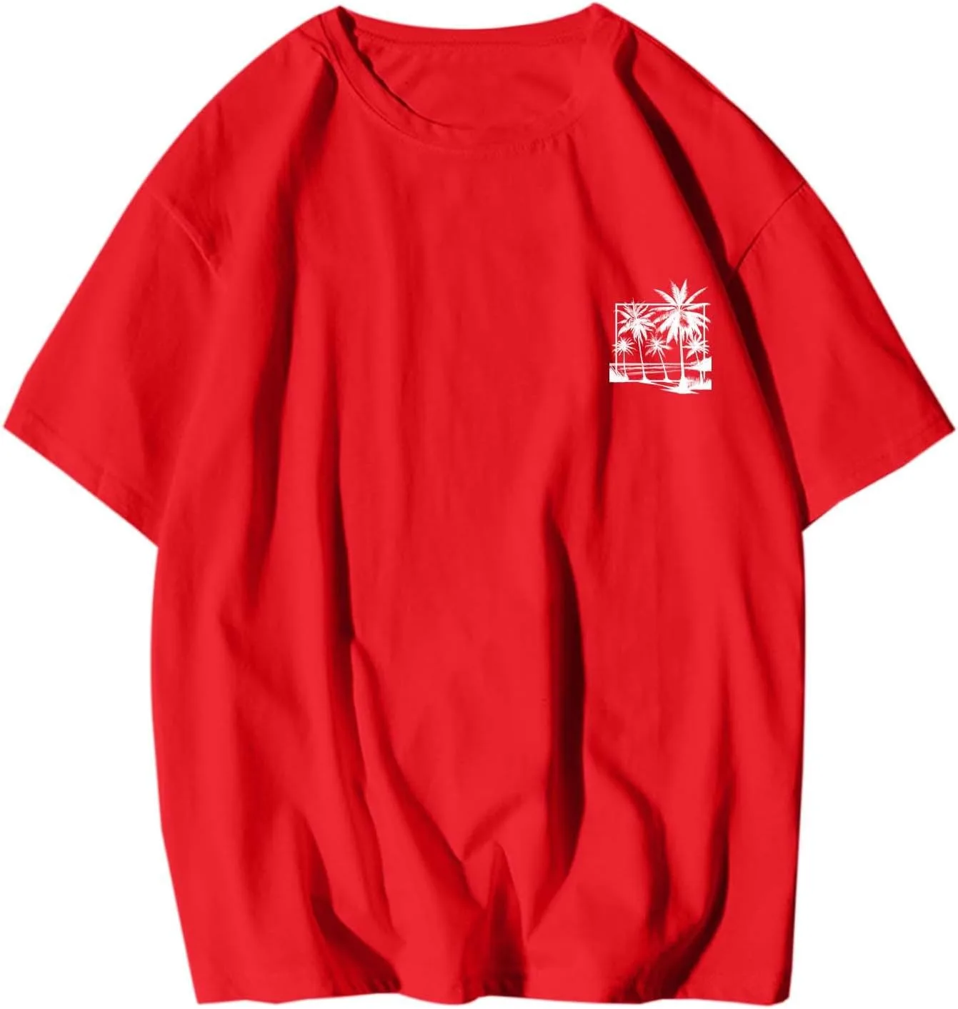 

Футболка мужская Oversized Y2K с принтом Palm Tree