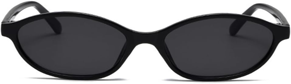 

Ретро-солнцезащитные очки «кошачий глаз» овальной формы для женщин, модные, маленькие, легкие, в стиле Y2k, узкие, оправа «кошачий глаз», модель BS2100 BAODAREN, Black/Grey