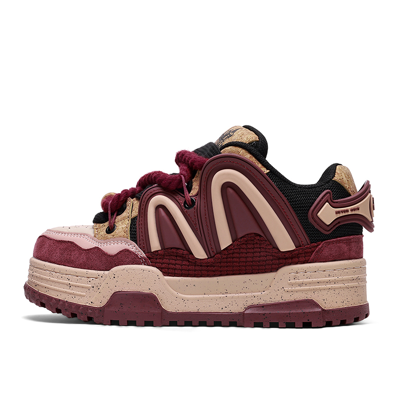 

Кроссовки для скейтбординга унисекс Swag Q-AND, Bordeaux красный черный