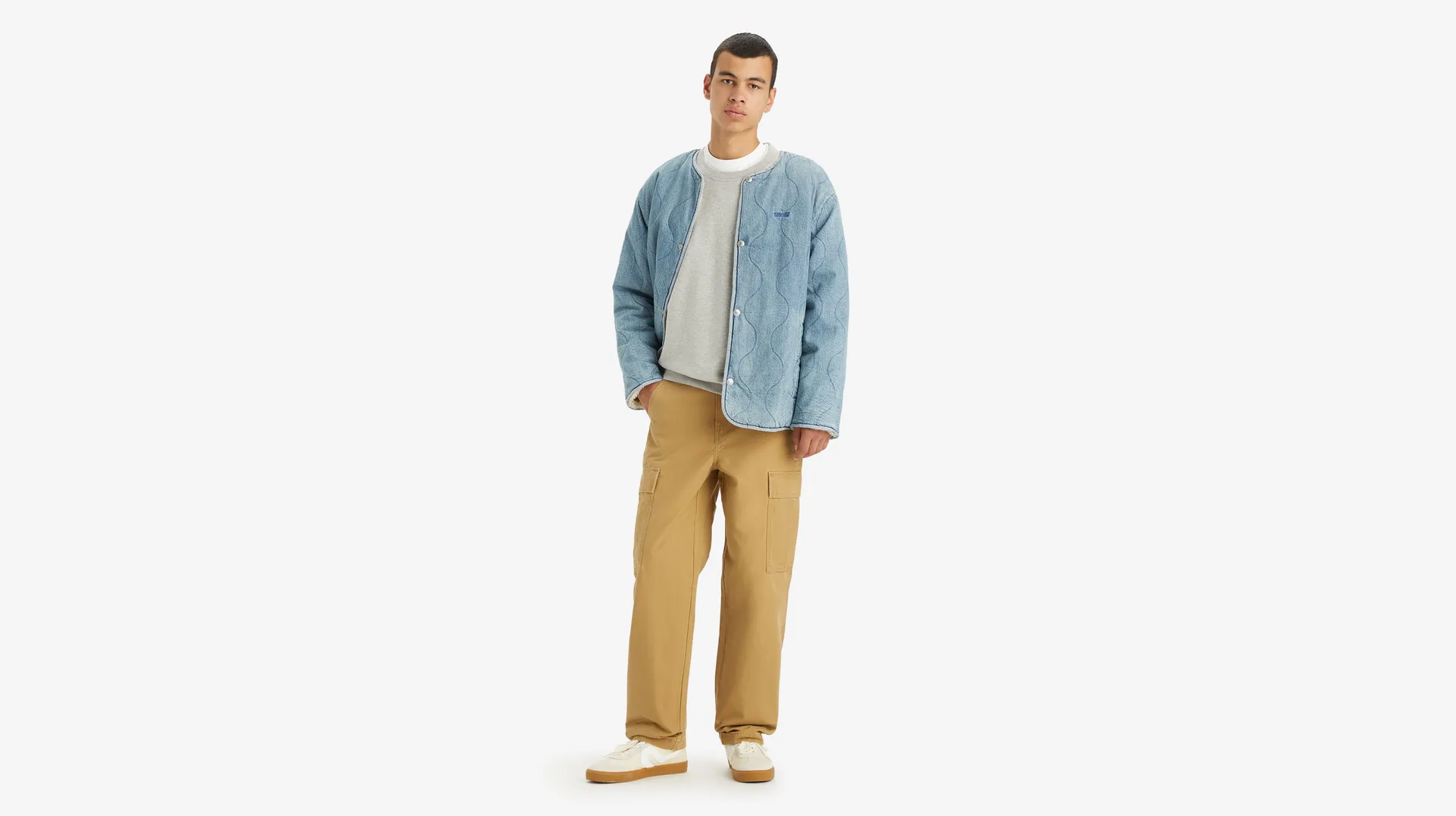 

Мужские брюки карго прямого кроя Levi's xx, хаки