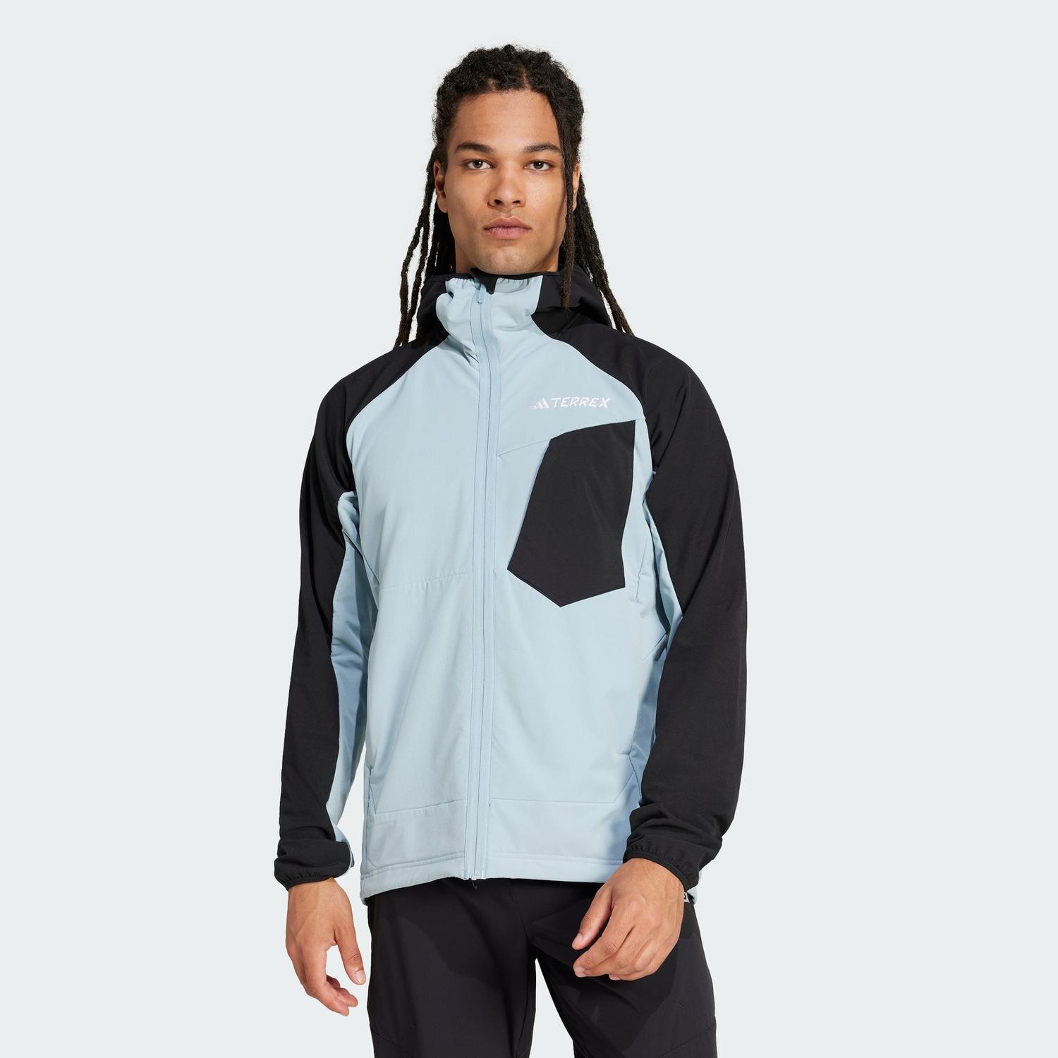 

Флисовая куртка Terrex Xperior Softshell с капюшоном Adidas, magic grey/black