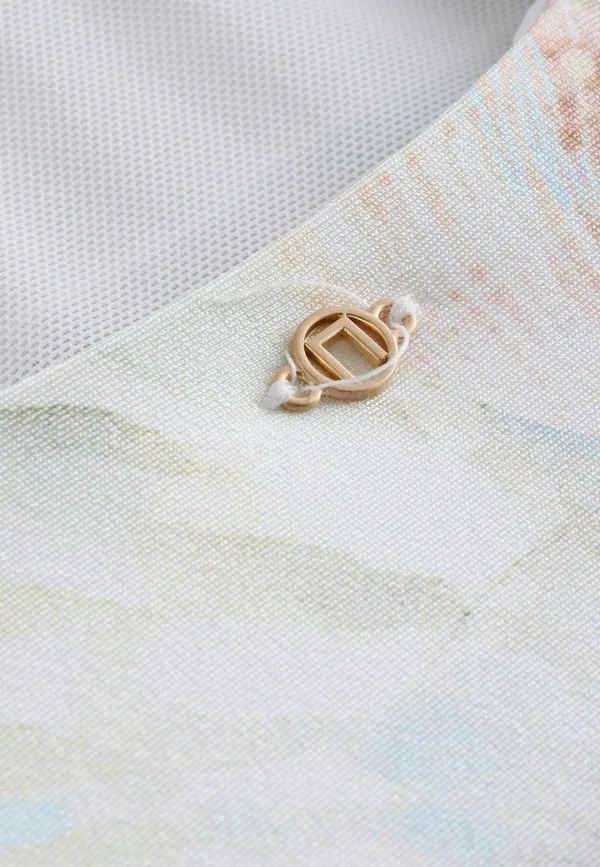 Купальник с глубоким вырезом в виде пятна загара Next, Pastel Blue Shell — фото 2
