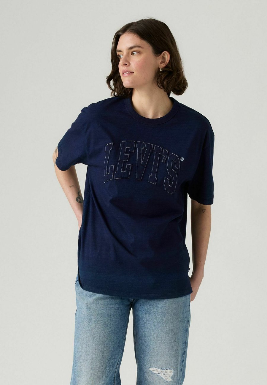

Футболка Levi's TABOR INDI, Raw Edge Appliq/Blue Denim, Синий, Футболка Levi's TABOR INDI, Raw Edge Appliq/Blue Denim