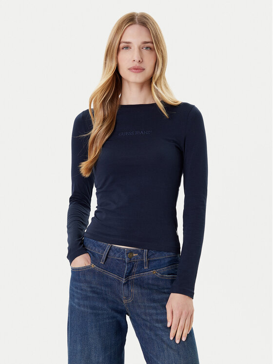 

Блузка regular fit W4YI22 J1314 Guess Jeans, синий