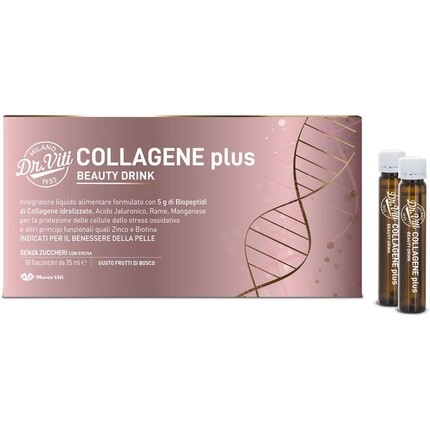 

Marco Viti Collagen Plus Beauty Drink с двойной дозировкой коллагена, гиалуроновой кислоты и биотина