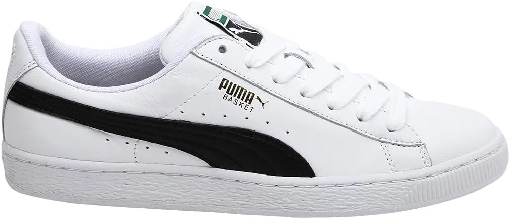 PUMA Lifestyle - Мужская обувь - Кроссовки Basket Classic LFS, White Black — фото 2