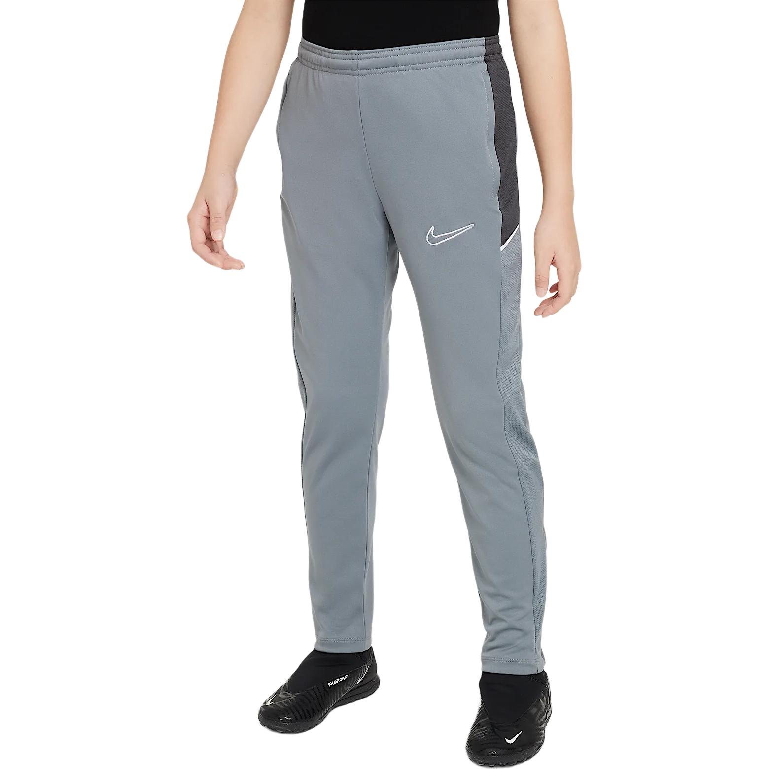 Nike Подростковые вязаные спортивные штаны Academy Dri Fit Cool Gray/Coal Black/Cool Gray/White — фото 3