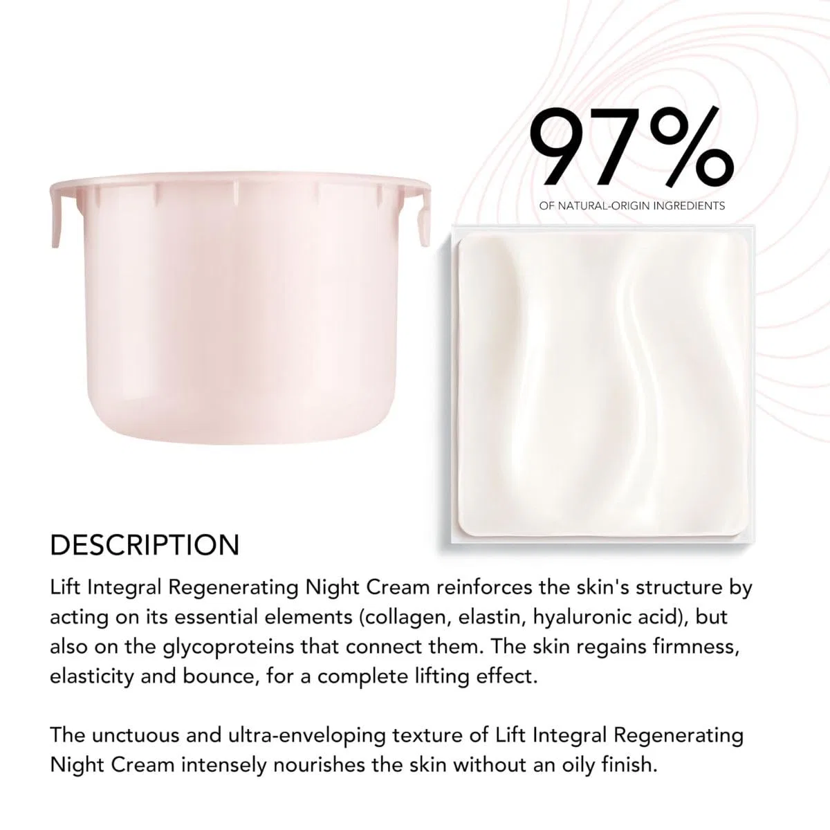 Крем для лица Lierac — Регенерирующий ночной «Lift Integral Regenerating Night Cream» от (сменный блок), 50 мл — фото 3