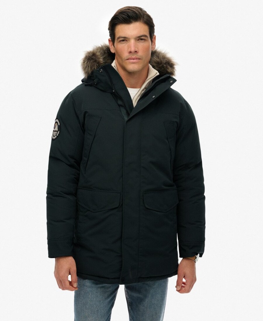Зимняя парка Superdry Everest, темно-зеленый — фото 4