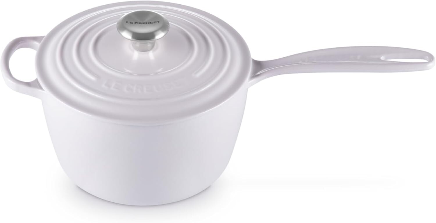 

Фирменная эмалированная чугунная кастрюля Le Creuset, 2,25 кварты, лук-шалот, Shallot