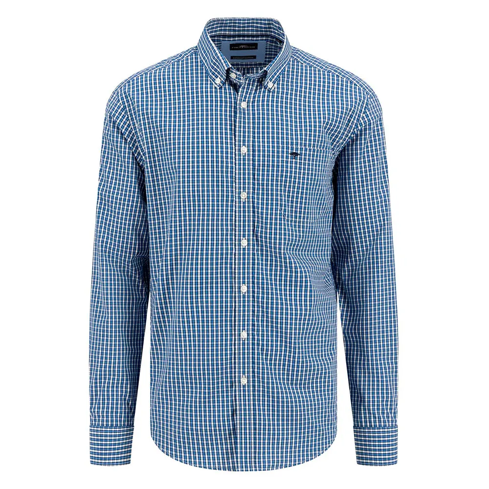 

Рубашка Fynch Hatton Small Check. B.D, синий
