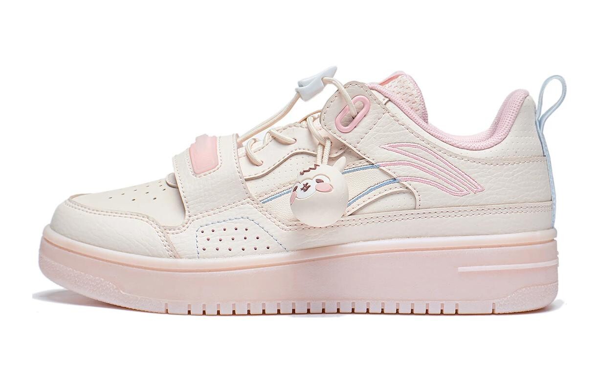 

Кроссовки для скейтбординга Ollie Kids GS Low-top Pink/Beige Lining Young, розовый/бежевый