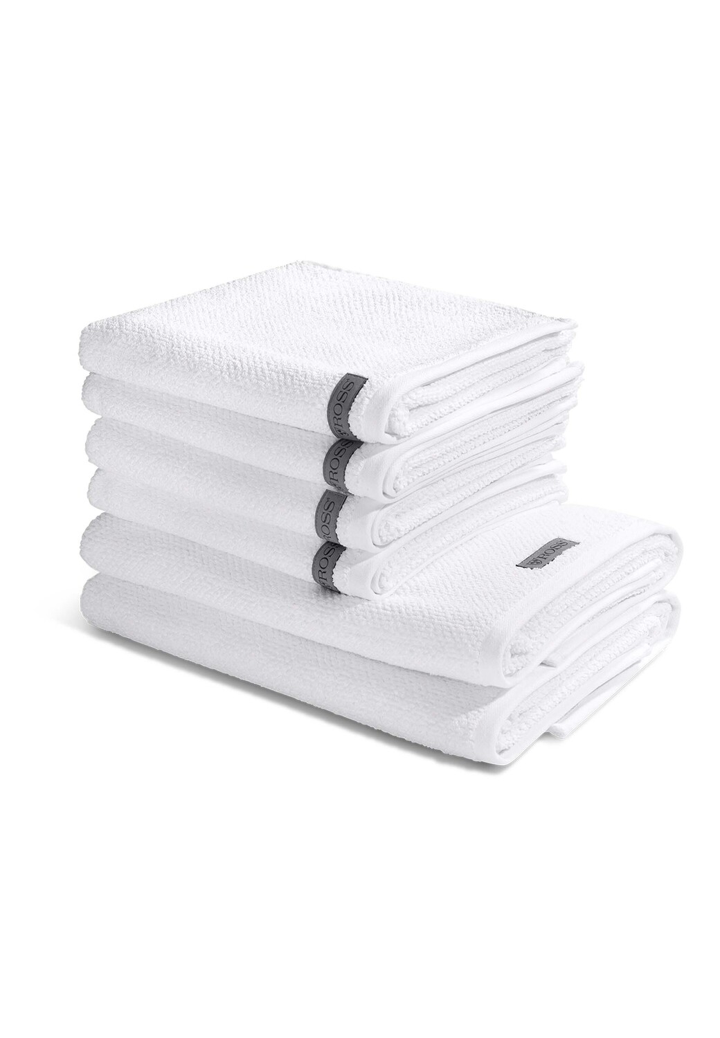 

Полотенце для ванной Ross 4 X 2 X Duschtuch im Set Selection Organic Cotton, белый