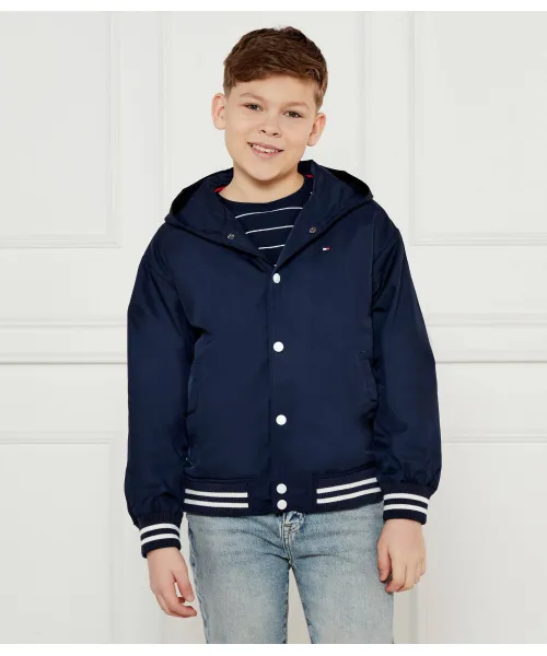 

Бомбер Regular fit Tommy Hilfiger, синий