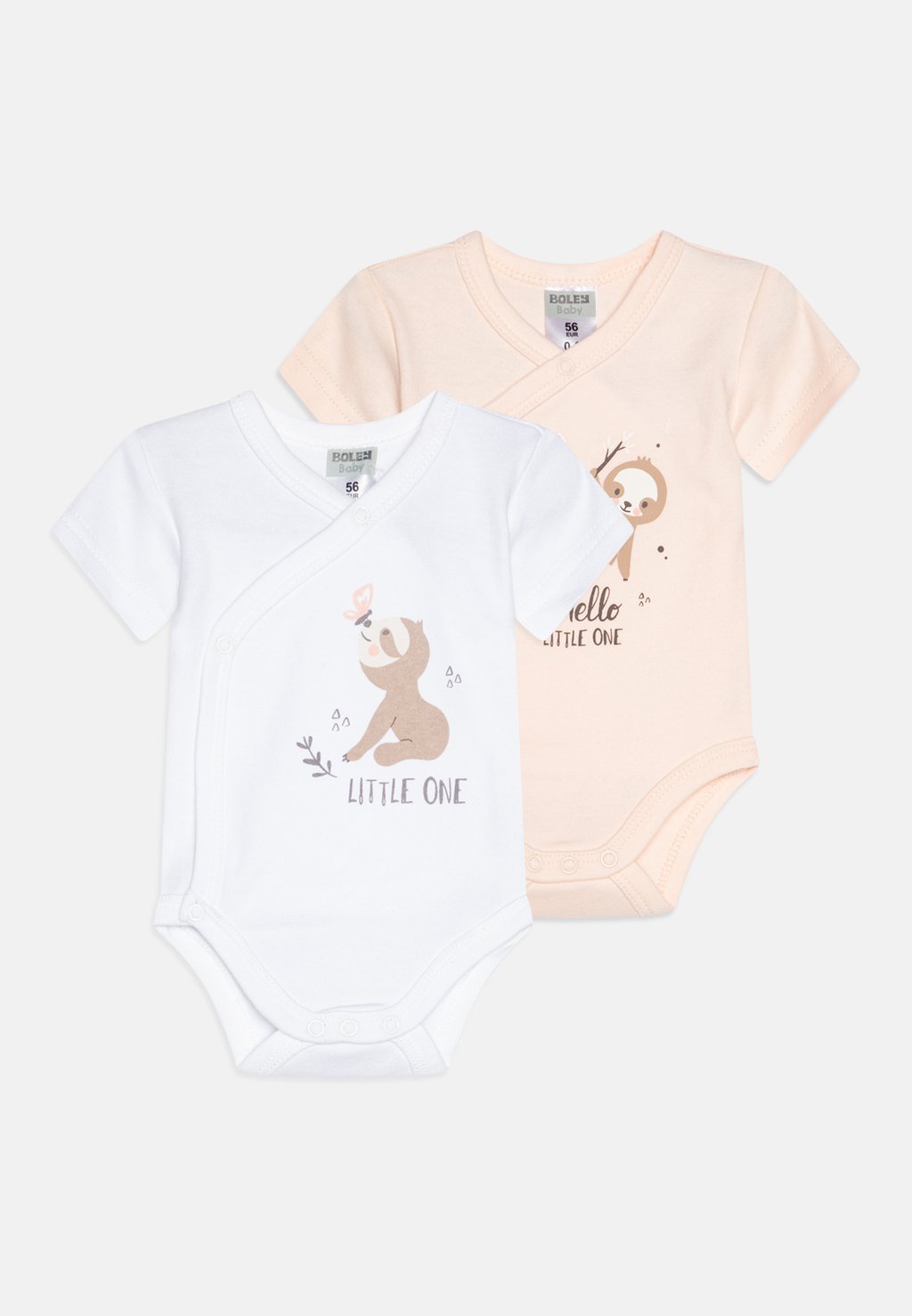 

Боди WRAP AROUND SHORT SLEEVES GIRLS 2 PACK Jacky Baby, розовый