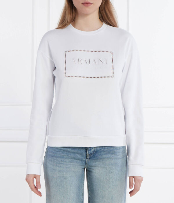 

Свитер Straight fit Armani Exchange, белый