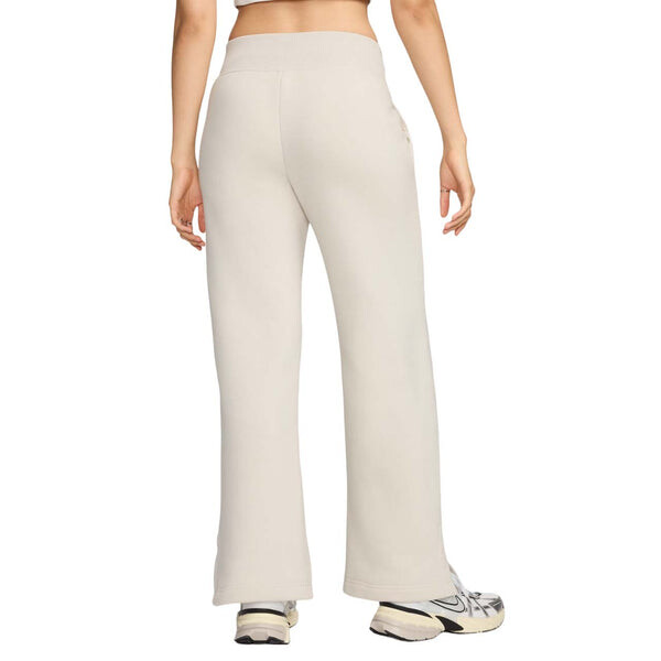 Брюки sportswear phoenix fleece high waisted wide leg logo pants asia sizing 'light orewood brown' Nike, коричневый — фото 2