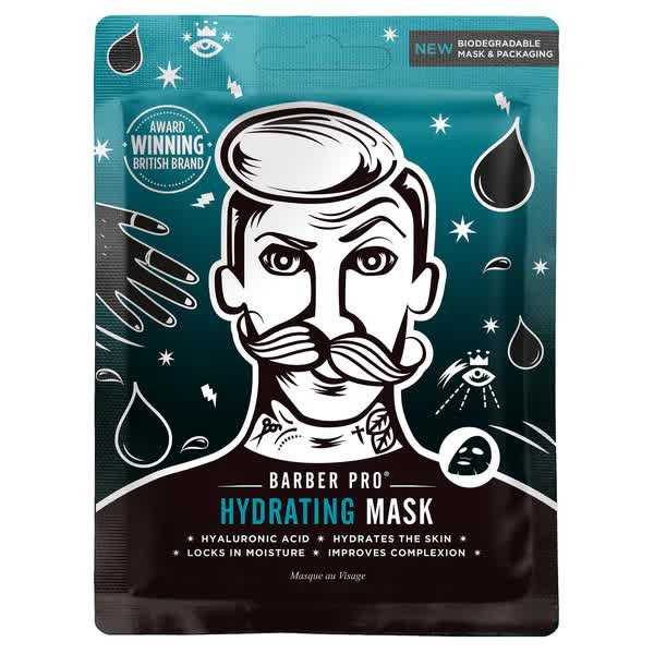 

Увлажняющая тканевая маска Barber Pro Hydrating face sheet mask - Увлажняющая тканевая маска для лица с гиалуроновой кислотой