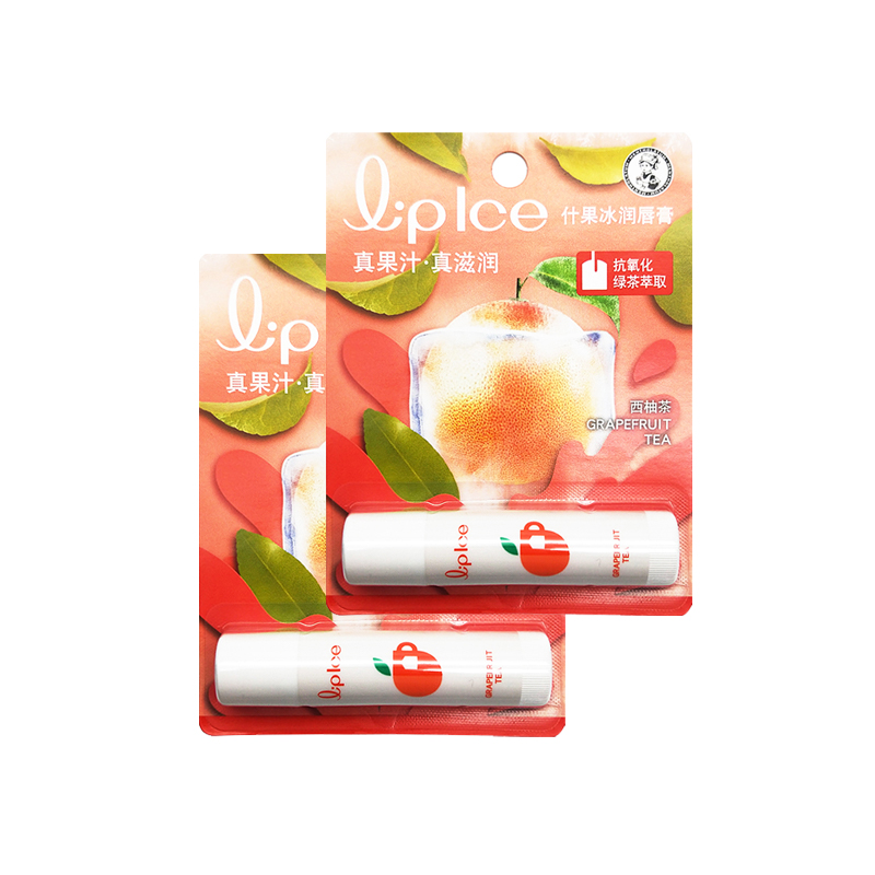 Бальзам для губ Mentholatum LipIce Fruity Lip Balm, апельсин + мандарин, 3,5 г х 2 — фото 4