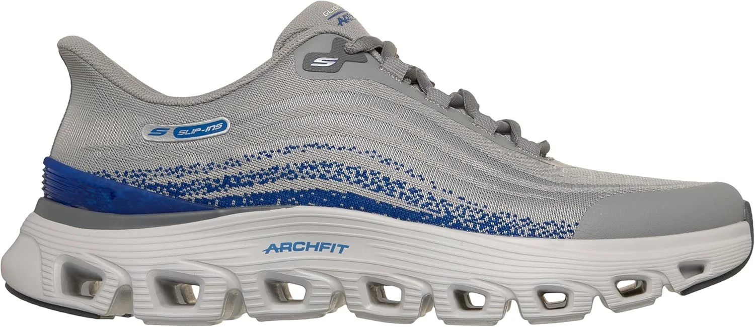 Мужские кроссовки Skechers Arch Fit Glide-Step Wave Zanaro, серый