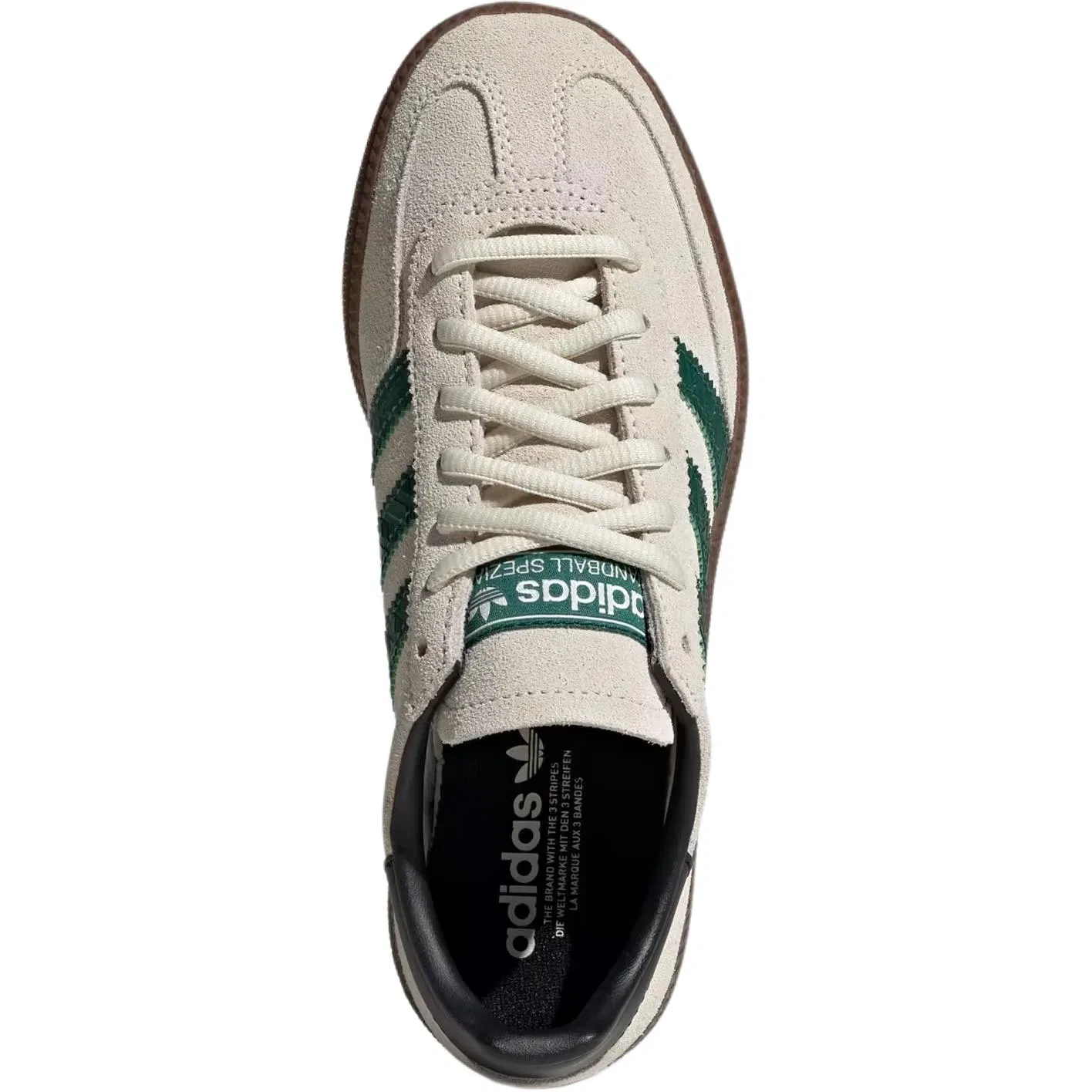 Кроссовки для скейтбординга HANDBALL SPEZIAL Leather Adidas Originals бежевые — фото 4