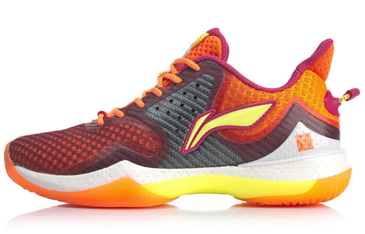 

Кроссовки LINING Battle Halberd Badminton Shoes Women's Low-top Orange Red