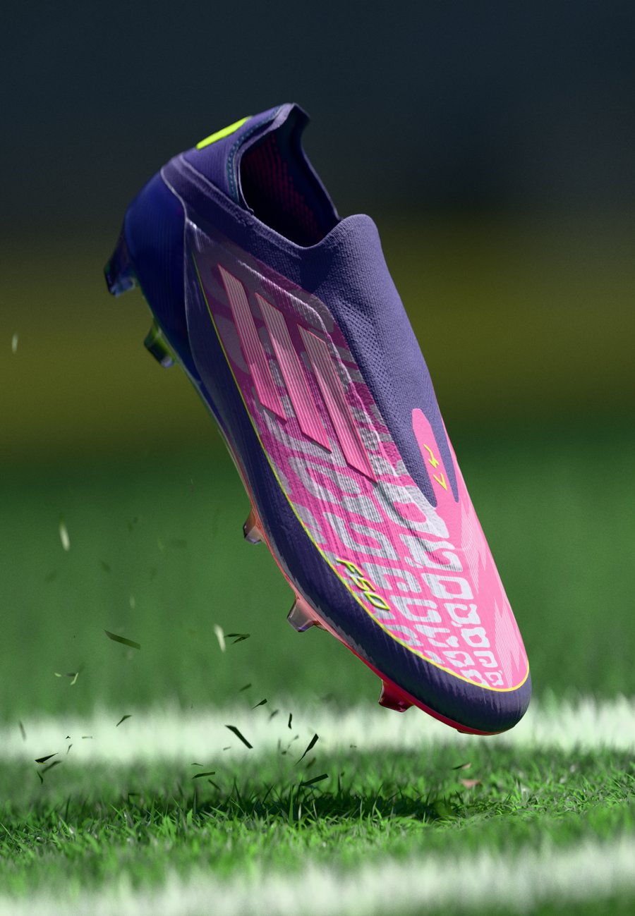 

Кроссовки Adidas Performance F50 ELITE LACELESS FIRM GROUND FOOTBALL BOOTS, Unity Purple/Footwear White/Lucid Lemon/Purple