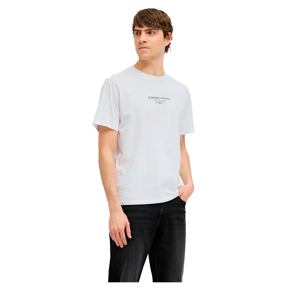 

Футболка с коротким рукавом Jack & Jones Jeans Rebel Print, белый