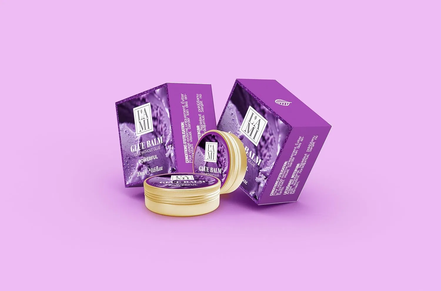 Бальзам-клей для ламинирования ресниц «Powerful Grape» от Lami Glue Balm Lami Lashes — фото 2