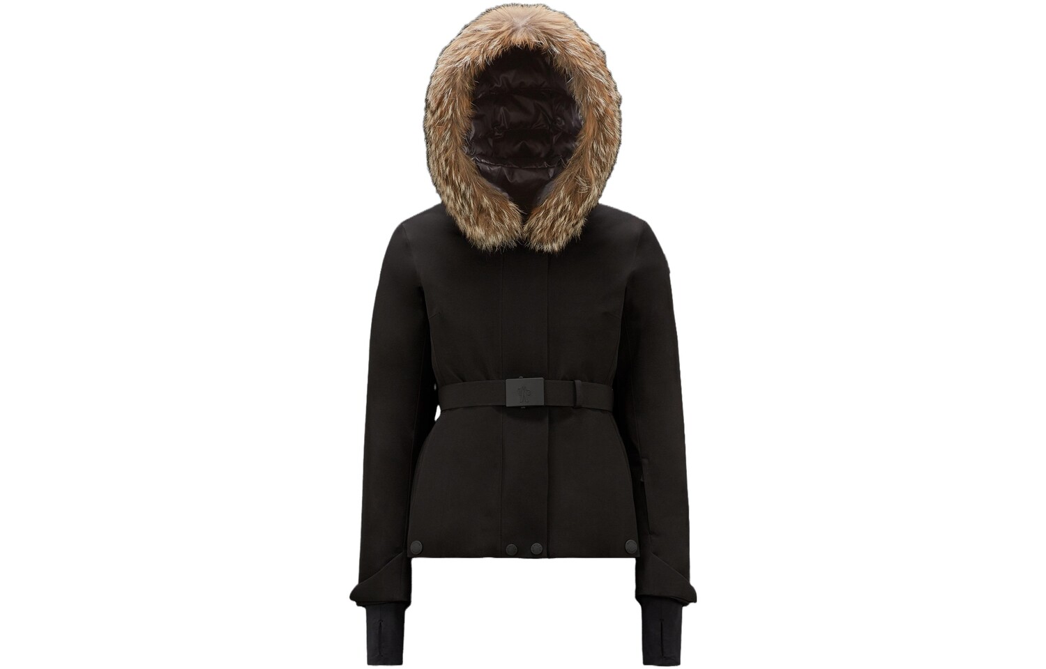 

Пуховик женский черный Moncler