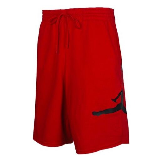 

Шорты men's jumpman sports knit red shorts Air Jordan, красный
