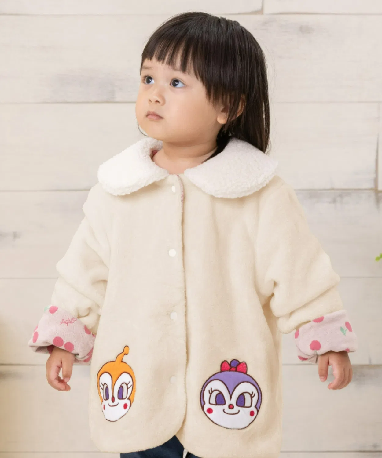 Жакет жаккардовый двусторонний Anpanman Kids Collection офф-белый