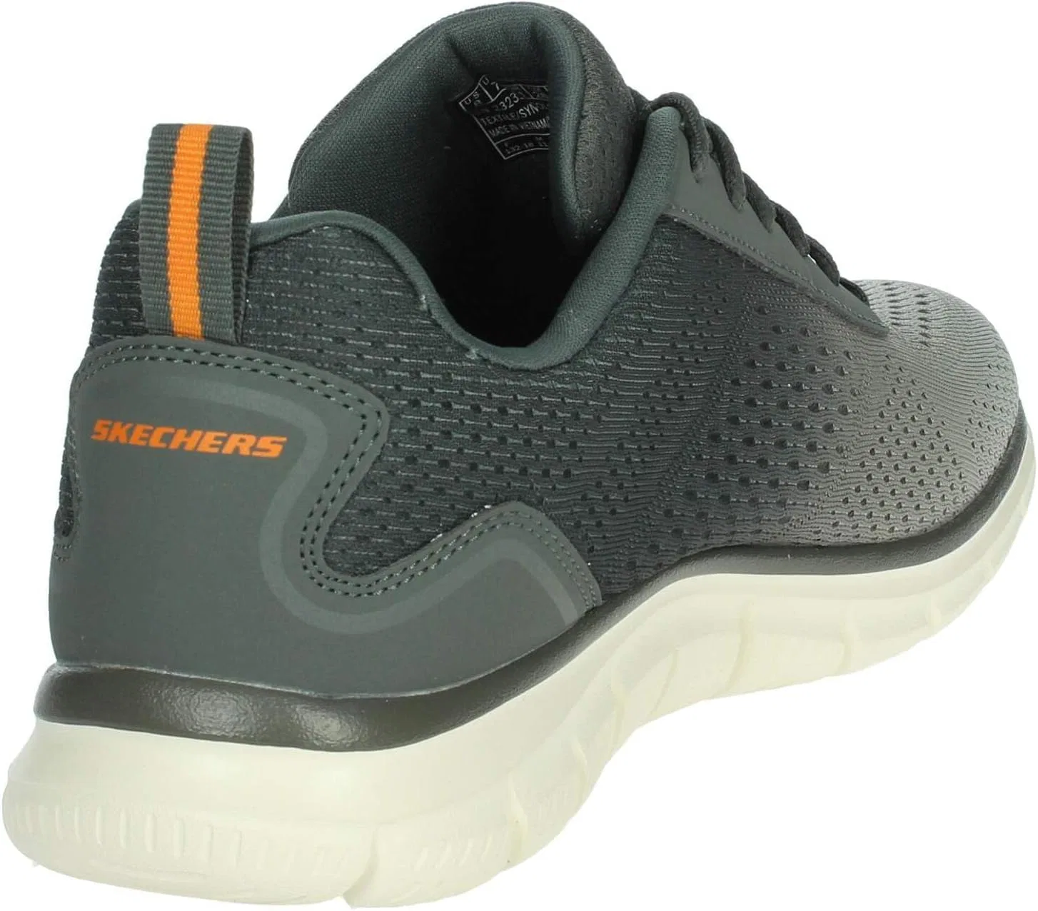 Мужские кроссовки Skechers Track Ripkent, Olive Mesh Synthetic — фото 4